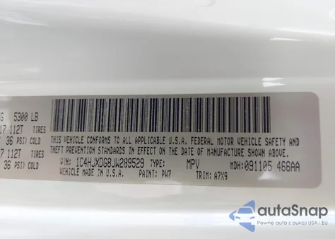 2018 Jeep Wrangler Unlimited Sport S 4X4 from USA, damaged, VIN 1C4HJXDG8JW289529